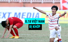 U.18 Việt Nam bị “khớp” khi gặp U.18 Campuchia