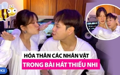 Bắt trend cover loạt ca khúc thiếu nhi, JayKii và Mai Anh hóa thân thành các nhân vật cực hài