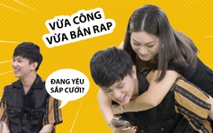 B Ray cõng Phi Ngọc Ánh vừa bắn rap 'Cưới em', giải đáp tin đồn tình cảm