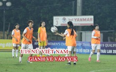 HLV Mai Đức Chung cảm ơn tuyển thủ U.19 nữ Việt Nam
