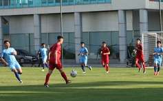 Trận giao hữu không có bàn thắng của U.20 Việt Nam và CLB Phố Hiến