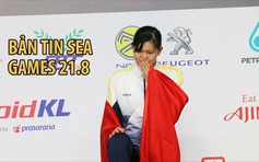Bản tin SEA Games 21.8: Ánh Viên rơi nước mắt khi nhận HCV