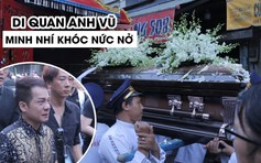 Hàng ngàn người đưa tiễn Anh Vũ trong nước mắt, Minh Nhí khóc nức nở