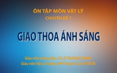 [ÔN THI THPT QUỐC GIA 2019] MÔN LÝ: Chuyên đề 7: Giao thoa ánh sáng