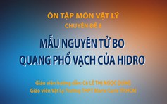 [ÔN THI THPT QUỐC GIA 2019] MÔN LÝ: Chuyên đề 8: Mẫu nguyên tử BO - Quang phổ vạch của Hidro