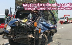 Tai nạn thảm khốc trên cao tốc TP.HCM - Long Thành - Dầu Giây, 2 người chết