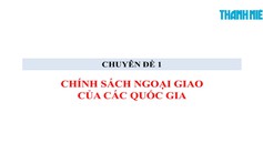 [ÔN THI THPT QUỐC GIA 2019] MÔN LỊCH SỬ: Chuyên đề 1 - Chính sách ngoại giao của các quốc gia