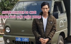 Mượn Exciter màu tím đi chơi Đà Lạt, "tranh thủ" giật điện thoại của khách nước ngoài