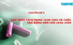 [ÔN THI THPT QUỐC GIA 2019] MÔN LỊCH SỬ: Chuyên đề 9 - Cao trào CM 1930-1931 và Cuộc VĐDC 1936-1939