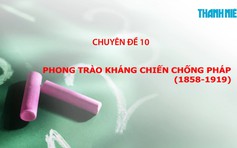 [ÔN THI THPT QUỐC GIA 2019] MÔN LỊCH SỬ: CĐ10 - Phong trào Kháng chiến chống Pháp (1858-1919)