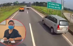 Nữ tài xế lùi xe trên cao tốc mất ngủ vì bị vu là... đàn ông