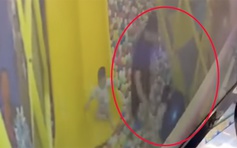 Bức xúc cảnh bé gái 4 tuổi bị người đàn ông đánh trong khu vui chơi ở Hà Nội