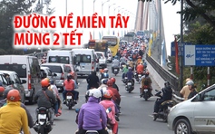 Đường về Miền Tây chơi Tết “tê liệt” ngày mùng 2 Tết