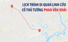 Lịch trình di quan linh cữu Cố Thủ tướng Phan Văn Khải