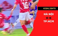 Highlights Hà Nội 0-0 TP.HCM: Chiếc thẻ đỏ đáng trách của Văn Kiên