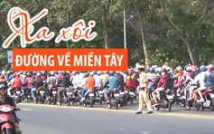 Đường về miền Tây “nóng” vì ùn tắc trong dịp nghỉ lễ