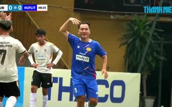 Highlight Trường ĐH Ngân Hàng TP.HCM (HUB) 1-1 Trường ĐH Ngoại Ngữ Tin học TP.HCM (HUFLIT): Cầm vàng mà để vàng rơi
