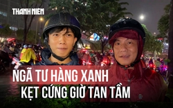 Mưa như trút nước, ngã tư Hàng Xanh kẹt cứng giờ tan tầm Mưa như trút nước, ngã tư Hàng Xanh kẹt cứng giờ tan tầm