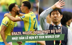 Brazil ngược dòng phút bù giờ, HLV Moriyasu tiếc nuối khi Nhật Bản lỡ hẹn kỳ tích
