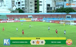 Highlight CLB Khánh Hòa 2-0 CLB Trẻ PVF-CAND: Chủ nhà vượt trội