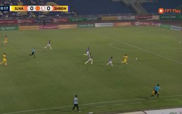 Highlight SLNA 1-0 Đà Nẵng: Đỗ Phi Long mắc lỗi