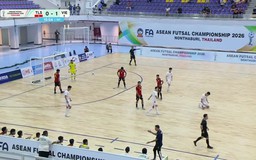 Futsal Việt Nam thắng đậm Timor Leste, tiến sát bán kết futsal Đông Nam Á 2026