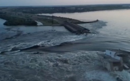 Vỡ đập thủy điện quan trọng tại Kherson, Ukraine - Nga đổ lỗi cho nhau