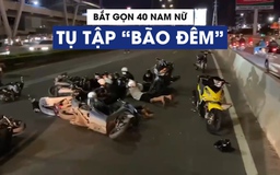 Vây bắt 40 thanh niên tụ tập ‘bão đêm’ gần cầu Sài Gòn