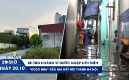 Xem nhanh 20h: Khủng hoảng vì nước ngập liên miên | Choáng với phiên đấu giá đất nội thành Hà Nội