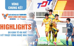 Highlight ĐH Kinh tế-ĐH Huế 0-2 CĐ Kỹ thuật công nghệ Nha Trang: Tân binh gây bất ngờ | TNSV THACO Cup 2024