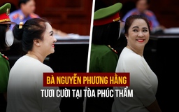 Bà Nguyễn Phương Hằng tươi cười tại phiên tòa phúc thẩm