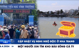 Xem nhanh 12h: Cập nhật vụ nghi ngộ độc ở Nha Trang | Người dân xin khai thác ‘kho báu’ ở Bình Thuận