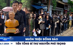 Xem nhanh 12h: Muôn triệu đồng bào đau thương tiễn biệt Tổng Bí thư Nguyễn Phú Trọng