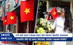 Xem nhanh 20h ngày 2.9: Cờ đỏ sao vàng rực rỡ ngày Quốc khánh, người trẻ tự hào trong ‘ngày hạnh phúc’