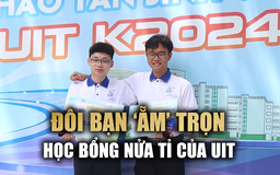 Đôi bạn ‘nhà người ta’: Đạt giải Nhất HSG quốc gia, cùng giành học bổng nửa tỉ tại UIT