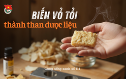 Cùng sống xanh số 114: Lén gia đình đi bới rác làm than nén từ vỏ tỏi