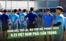 Xuân Bắc trở lại, HLV Kim đổi phong cách: U.23 Việt Nam phải cẩn trọng