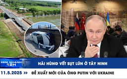 Xem nhanh 12h: Cận cảnh sụt lún ở Tây Ninh | Đề xuất mới của ông Putin với Ukraine
