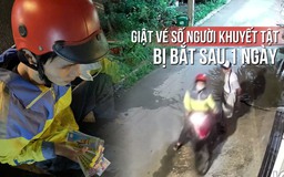 Giật 110 tờ vé số của người khuyết tật, nghi phạm bị bắt sau 1 ngày