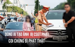 Dùng AI tạo ảnh bị CSGT phạt bên xe ô tô sang chảnh: Coi chừng bị phạt thật