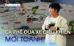 Độc đáo quán cà phê thú cưng kết hợp đua xe mô hình hút giới trẻ