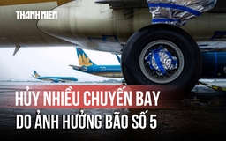 Bão số 5 (bão Kajiki): Hủy gần 20 chuyến bay trong ngày 24, 25.8