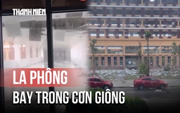 Bão số 5 vào đất liền: Bệnh viện Ung bướu Nghệ An hư hỏng nặng