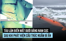 Tàu lặn tự hành biến mất ở Nam Cực sau khi phát hiện địa hình bí ẩn