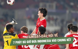 FAM đặt dấu hỏi về 7 phút bù giờ đưa Indonesia vào chung kết: Yêu cầu FIFA làm rõ FAM đặt dấu hỏi về 7 phút bù giờ đưa Indonesia vào chung kết: Yêu cầu FIFA làm rõ