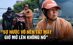 Mưa lớn trút xuống TP.HCM: Shipper tắt app giữa đường vì xe chết máy