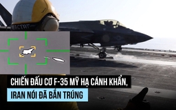 Vệ binh Cách mạng Iran tuyên bố bắn trúng chiến đấu cơ F-35 Mỹ