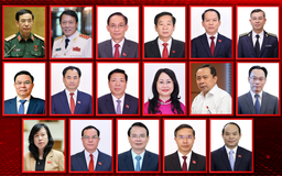 [VIDEO] Danh sách 17 bộ trưởng, trưởng ngành của Chính phủ