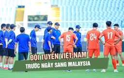 Đội tuyển Việt Nam trước ngày sang Malaysia: Tăng tốc chiến thuật, thể trạng toàn đội ổn định