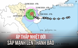 Áp thấp nhiệt đới sắp mạnh lên thành bão, cảnh báo gió giật cấp 10
